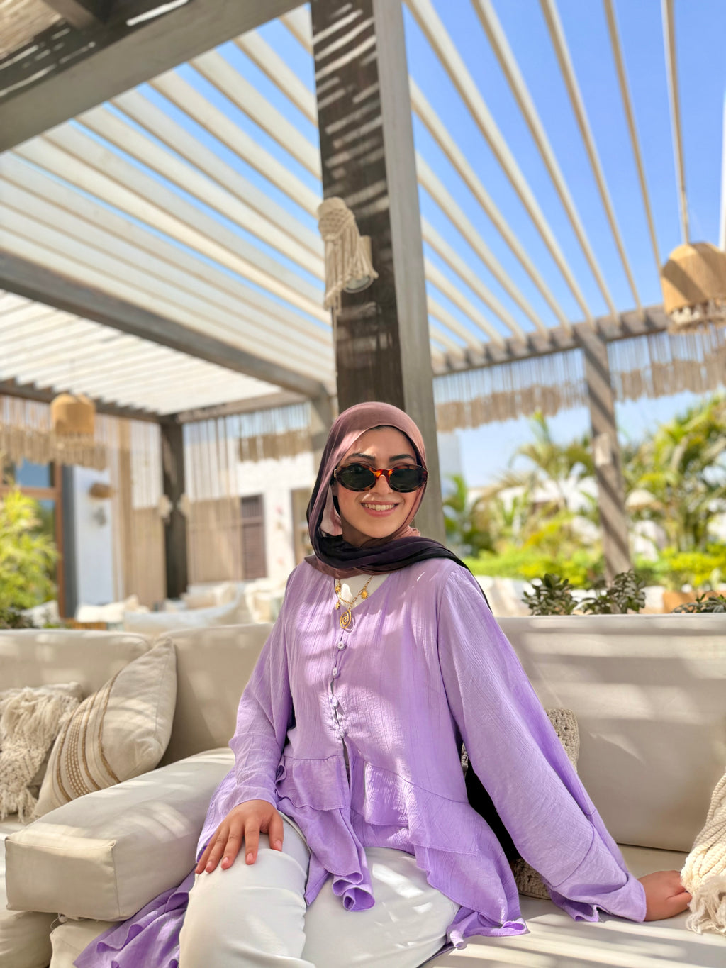Butterfly Blouse - Lilac
