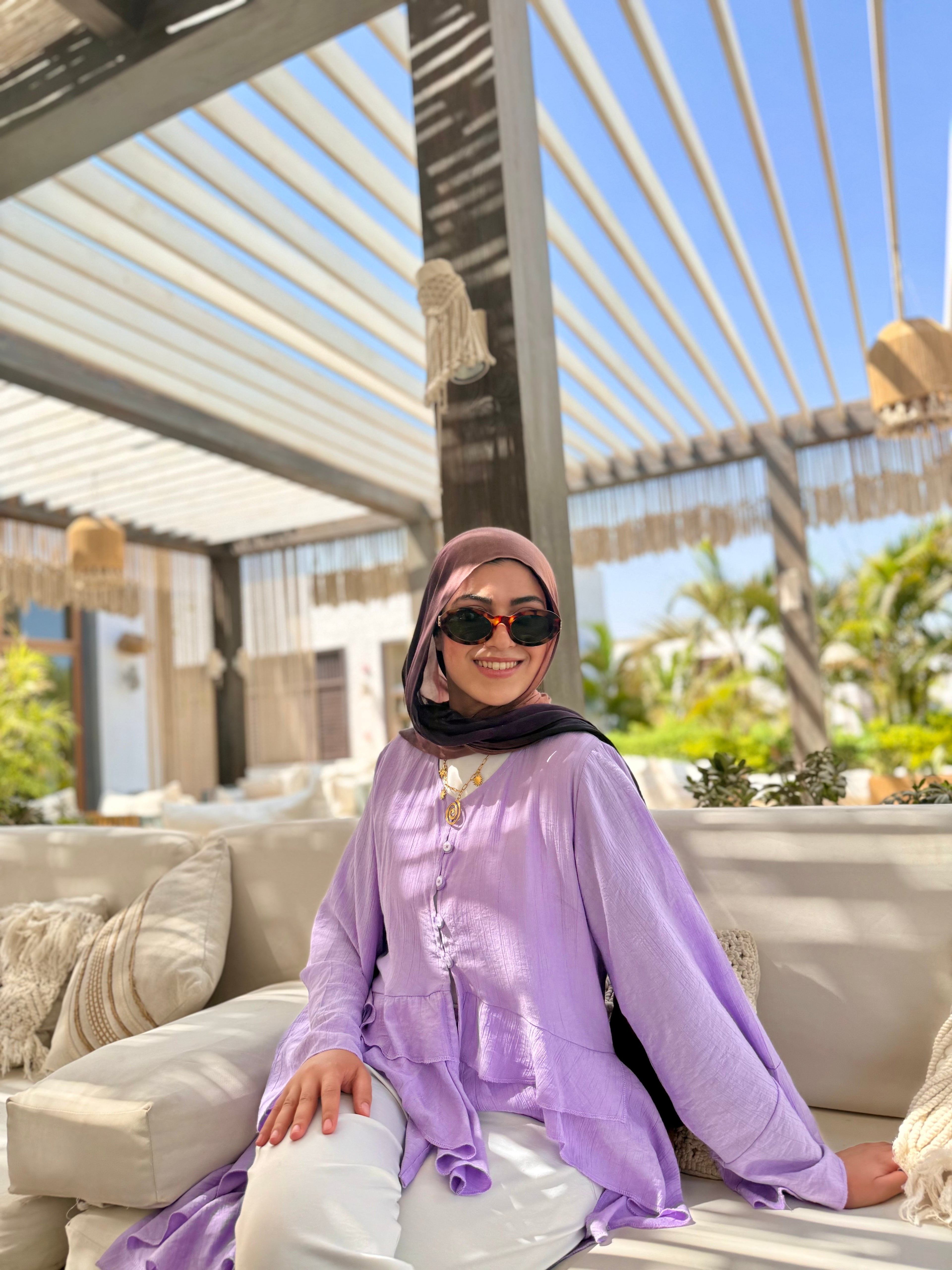 Butterfly Blouse - Lilac