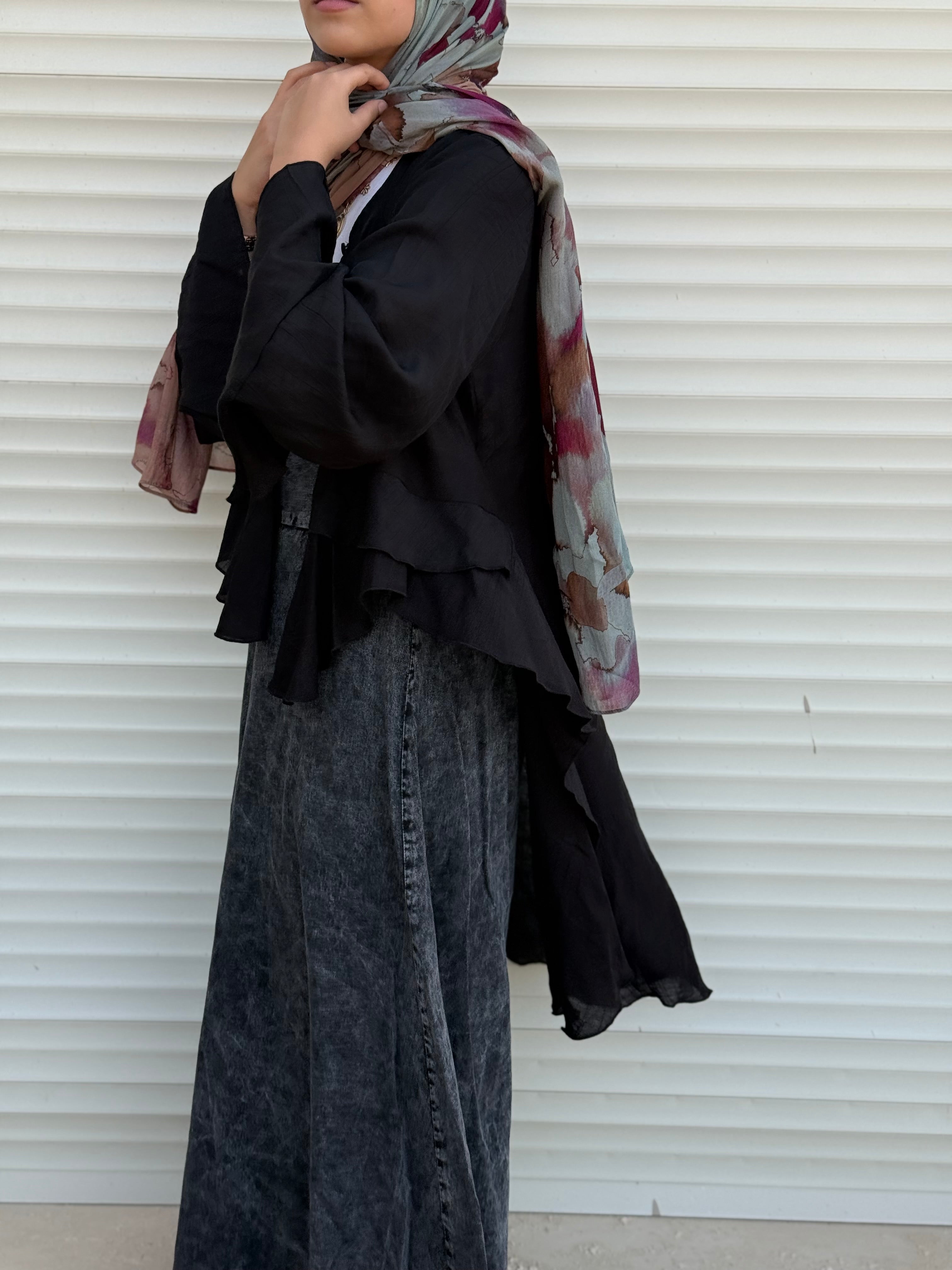 Butterfly Blouse- Black