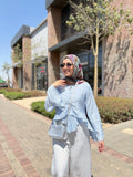 PRE-ORDER Butterfly Blouse - Baby Blue 🦋