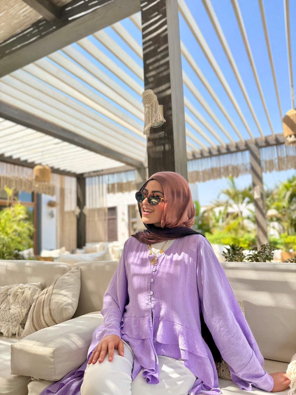 Butterfly Blouse - Lilac