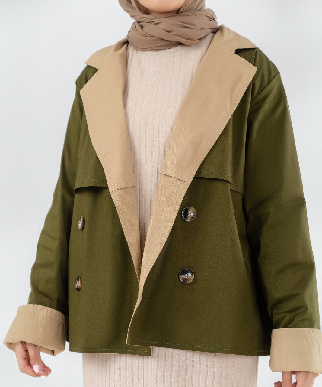Double Faced Trench Coat