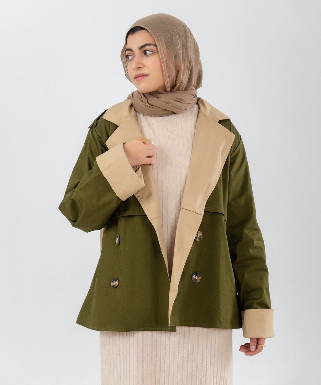 Double Faced Trench Coat