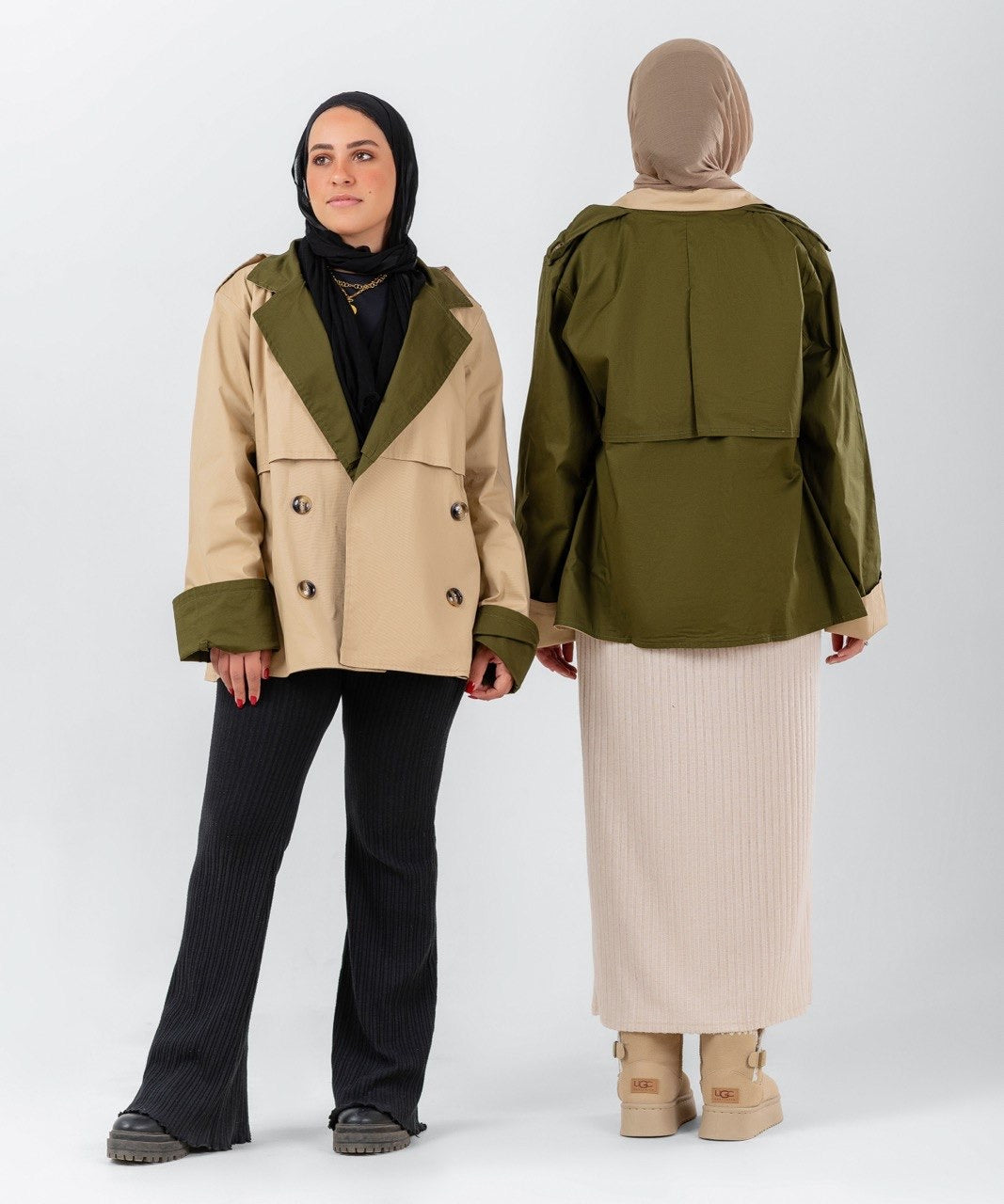 Double Faced Trench Coat