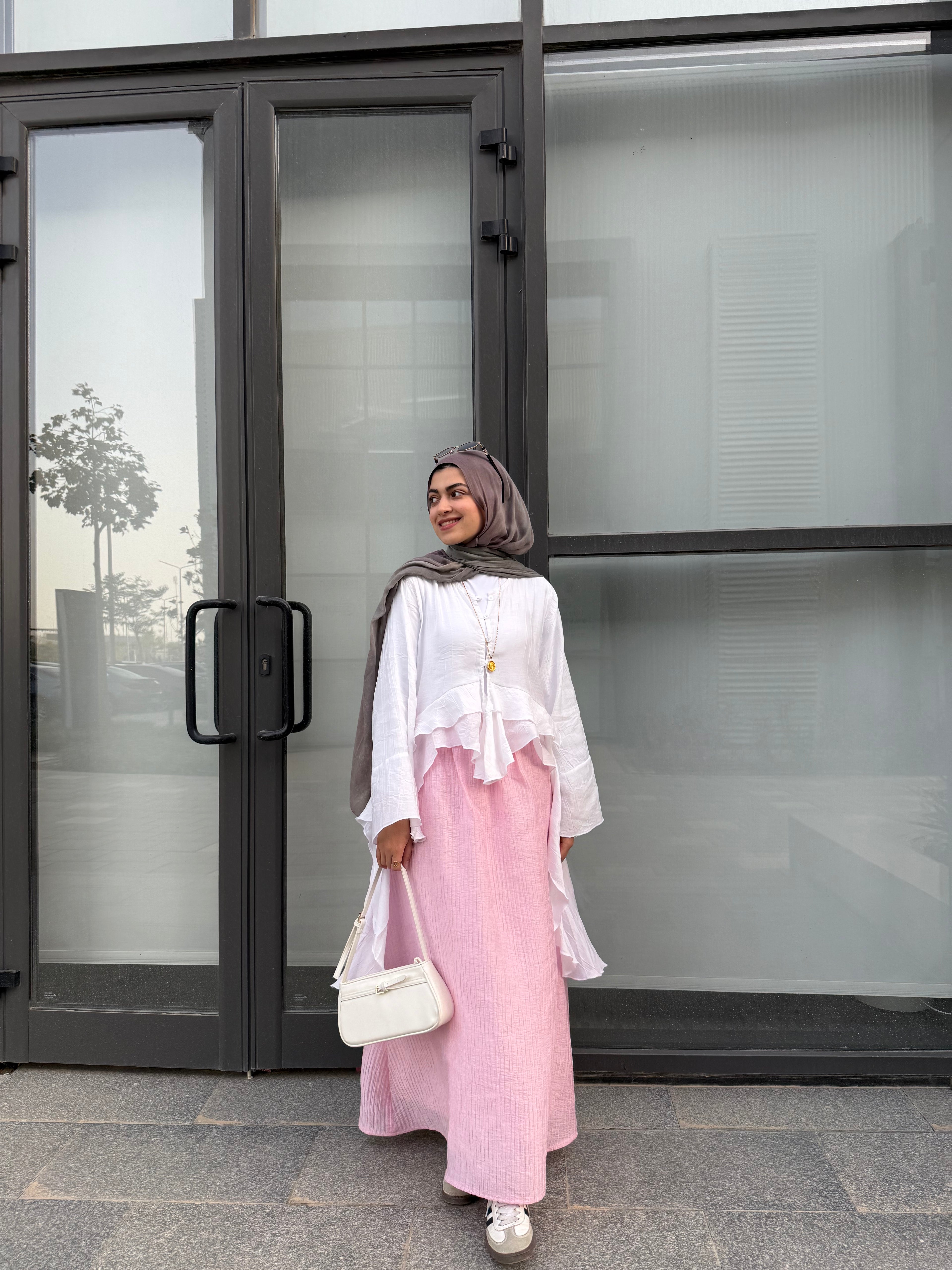 Crushed Skirt - Pink (Pre-Order)