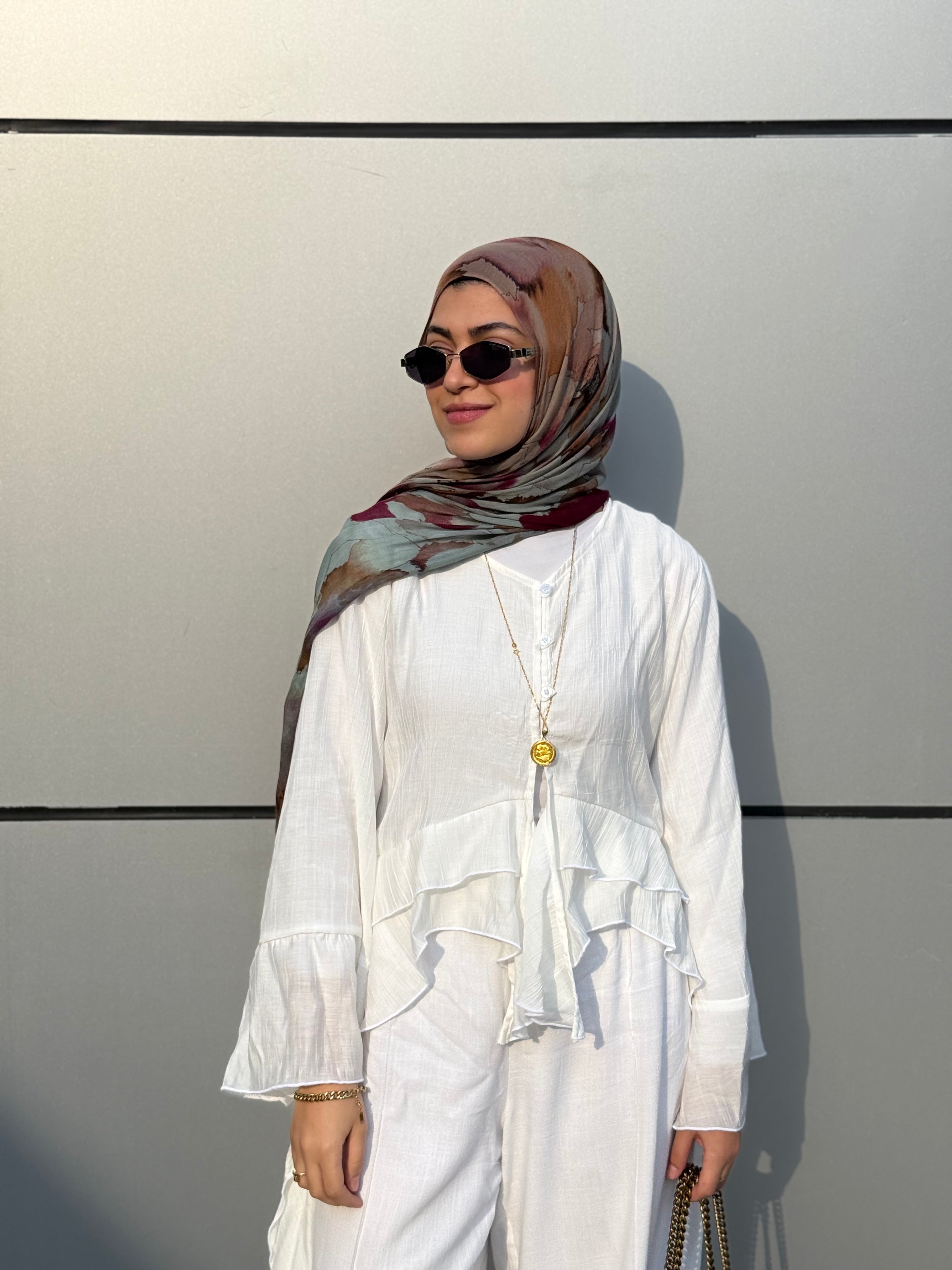 PRE-ORDER Butterfly Blouse - White