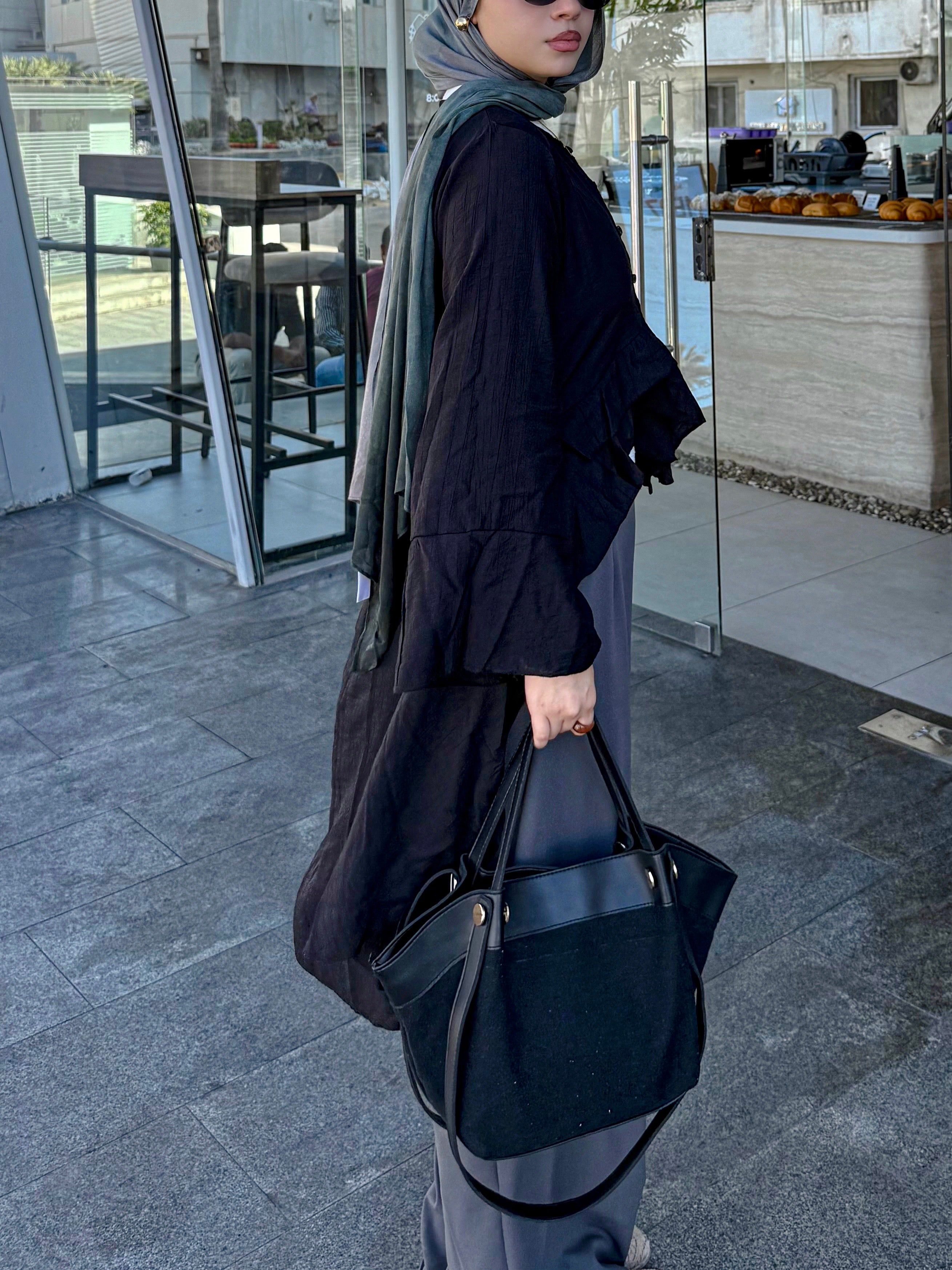 Butterfly Blouse- Black