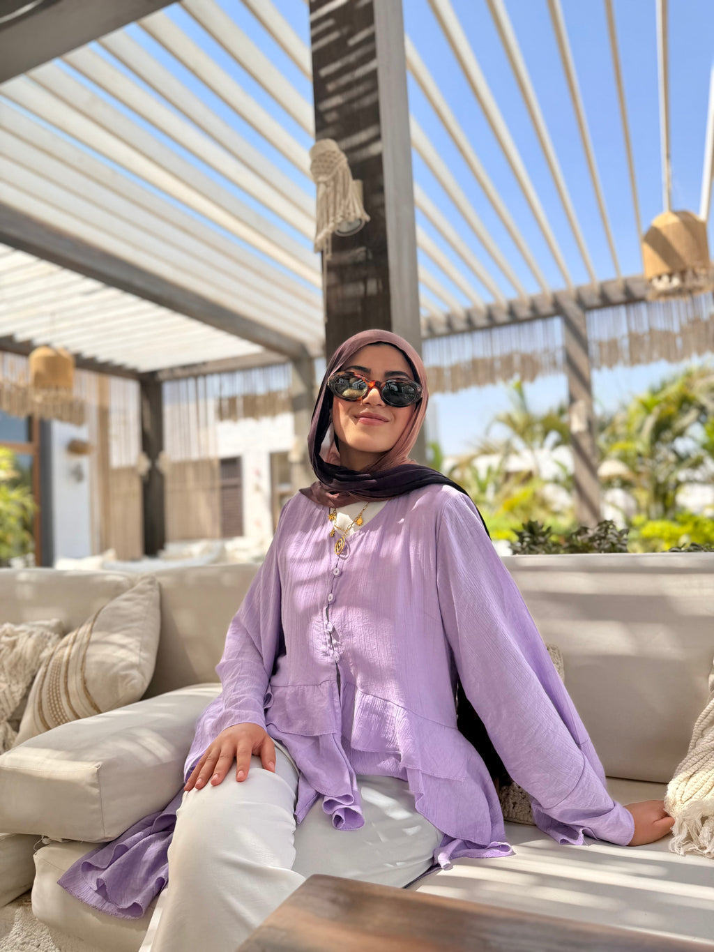 Butterfly Blouse - Lilac