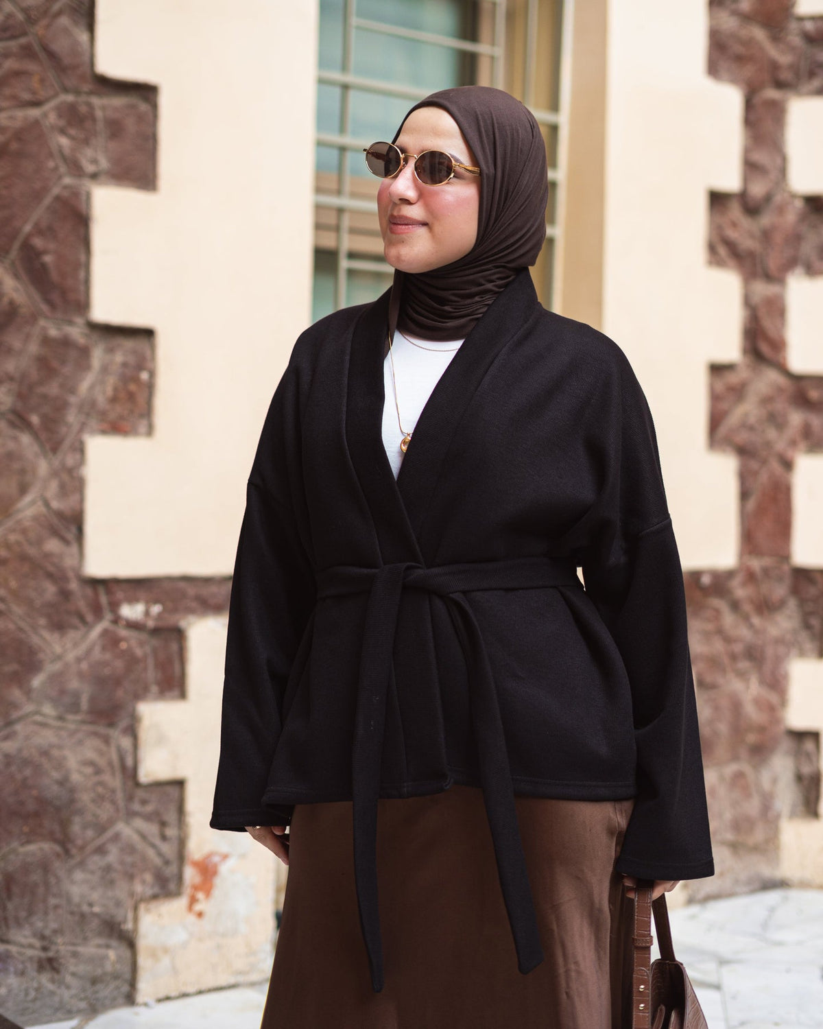 Everyday Wrap Cardigan - Black