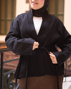 Everyday Wrap Cardigan - Black