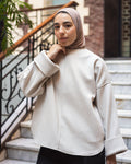 Oversized Wool Blouse