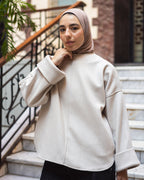 Oversized Wool Blouse