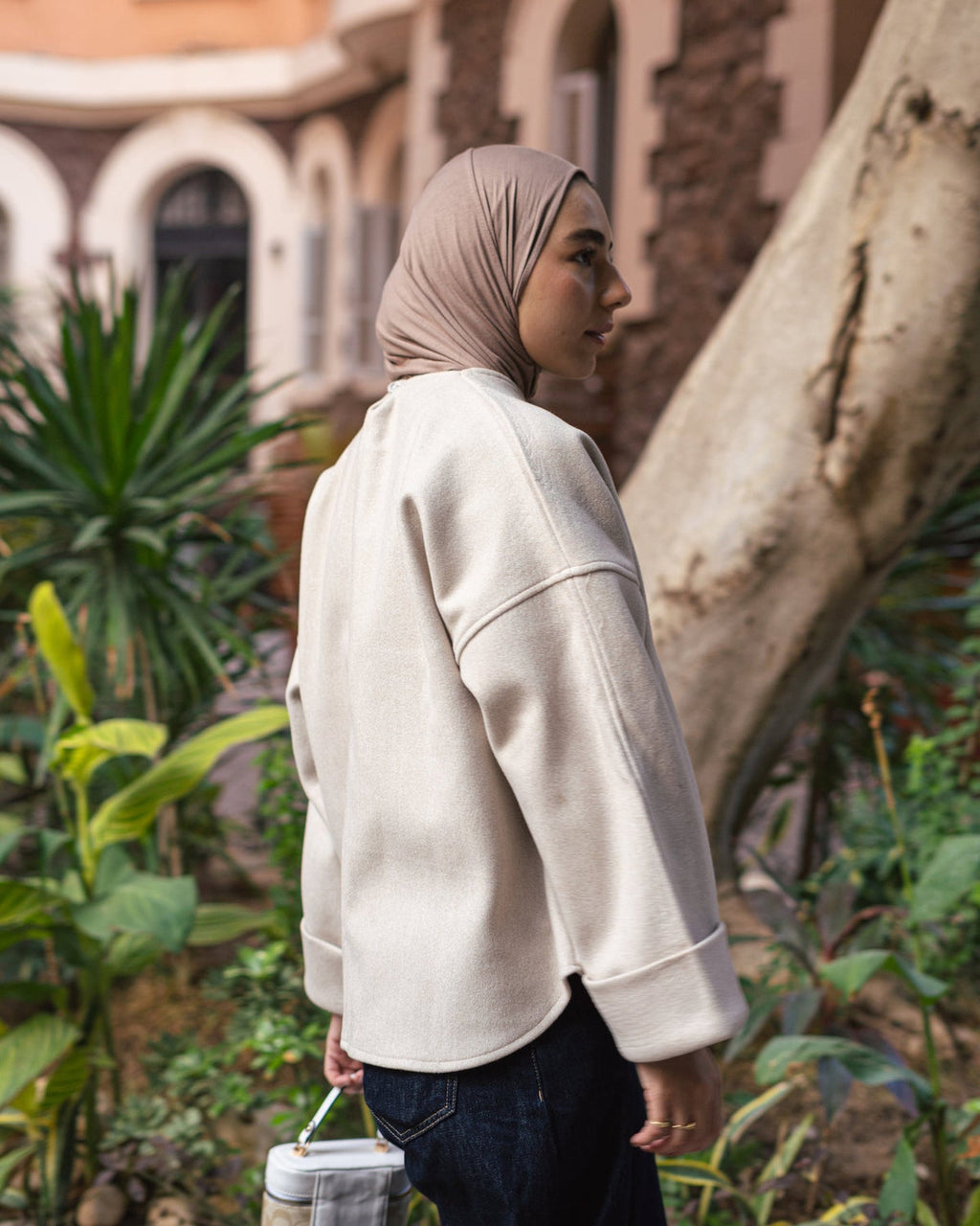 Oversized Wool Blouse
