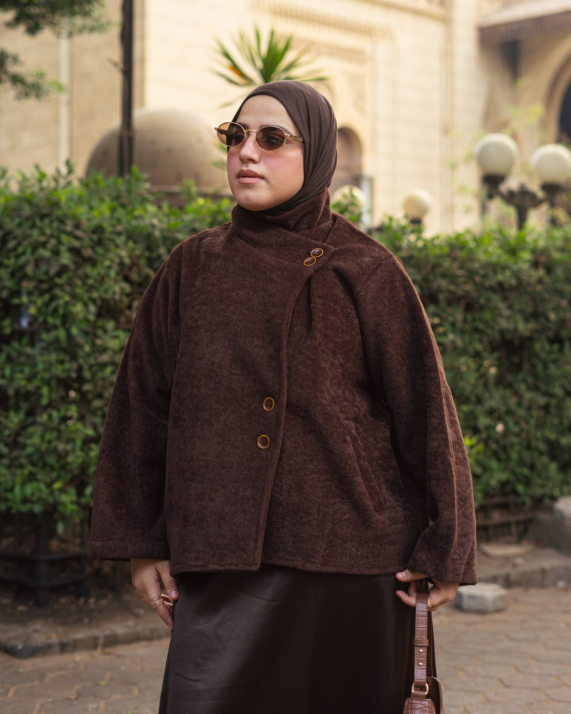 Mohair Coat - Brown