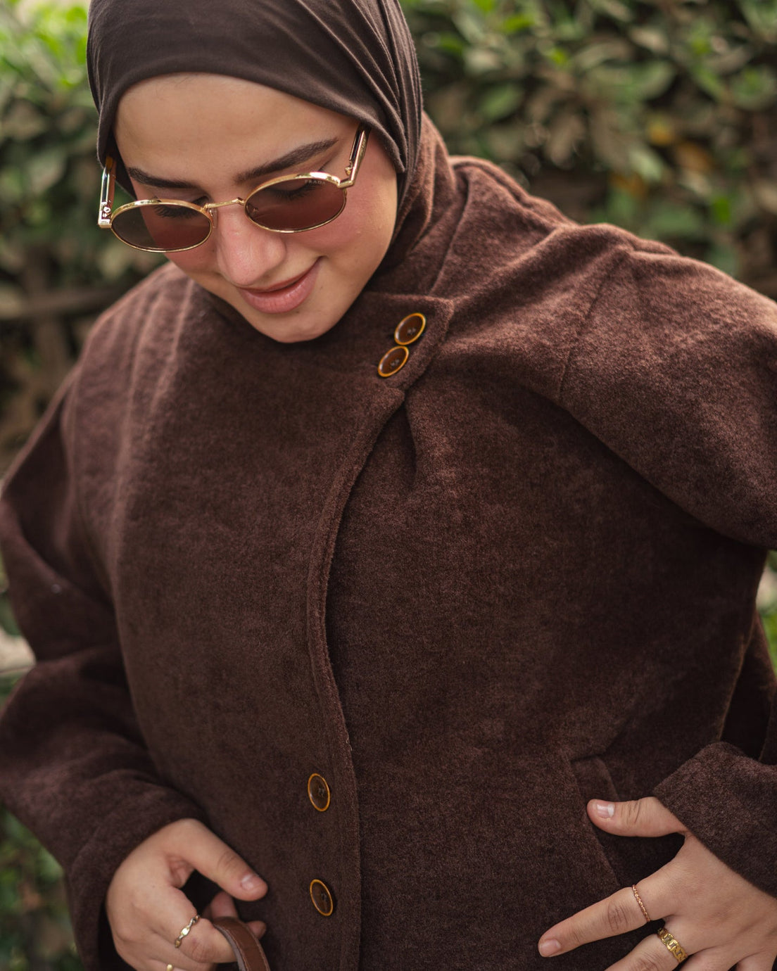Mohair Coat - Brown