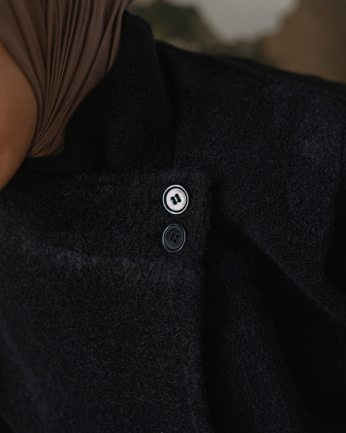 Mohair Coat - Black