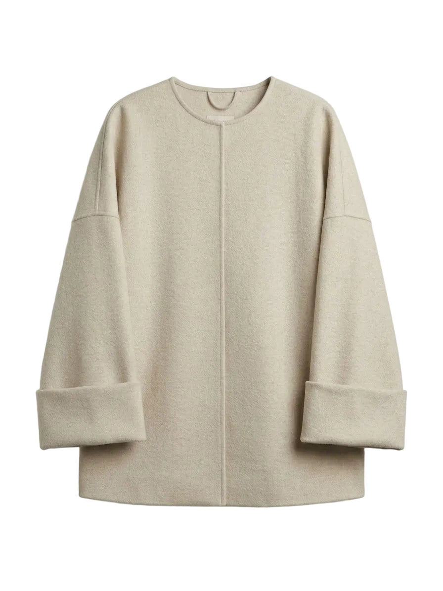 Oversized Wool Blouse