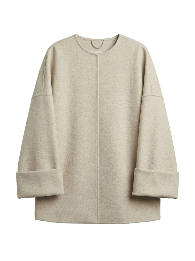 Oversized Wool Blouse