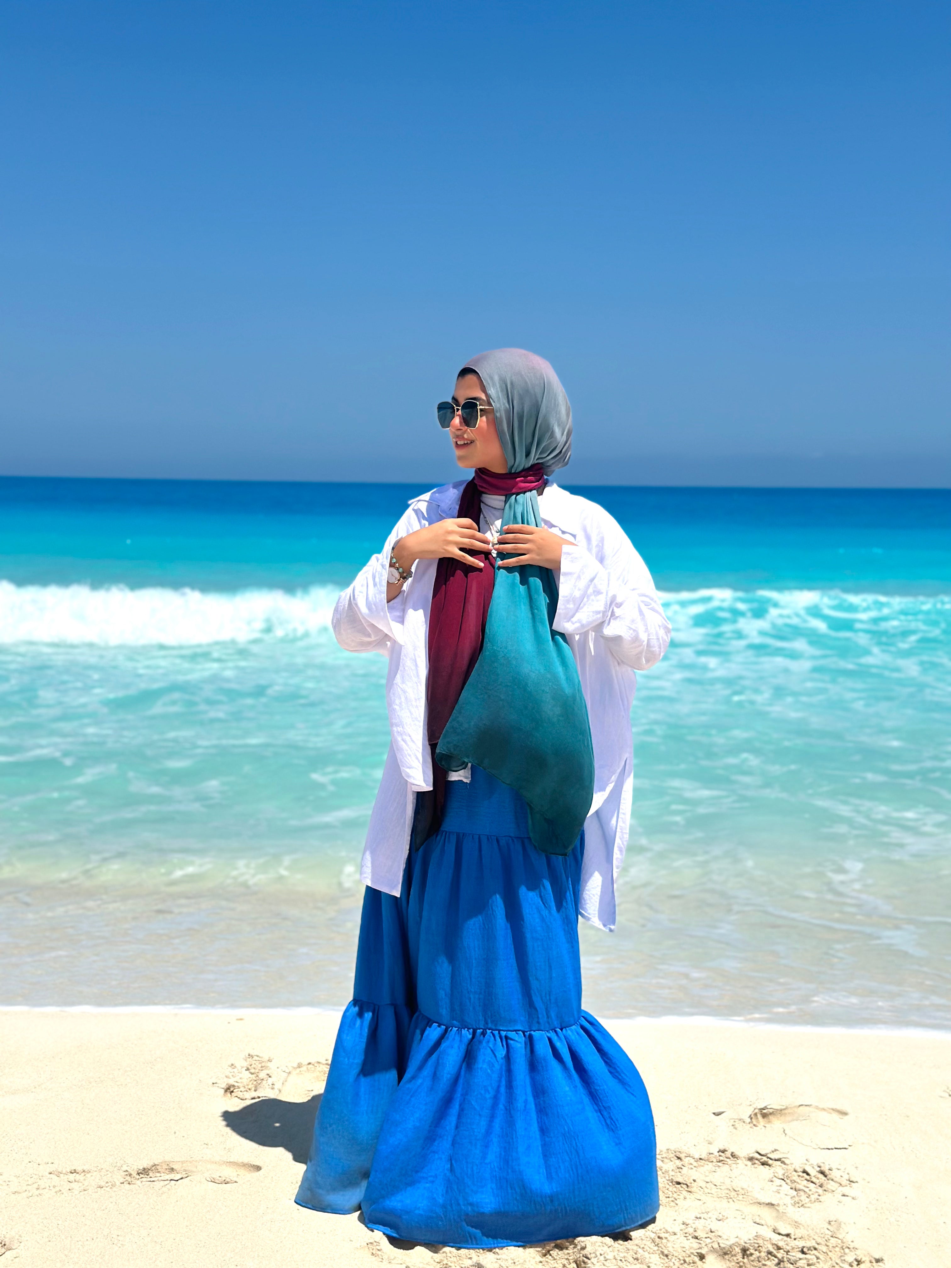 Nabeela Skirt - Blue