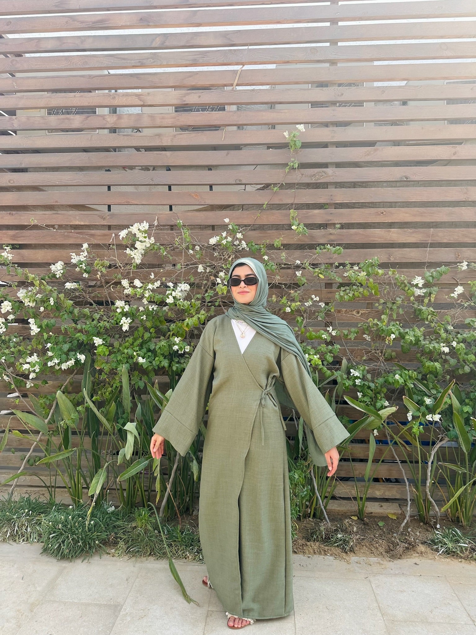 Nature Wrapped Dress - Light Green