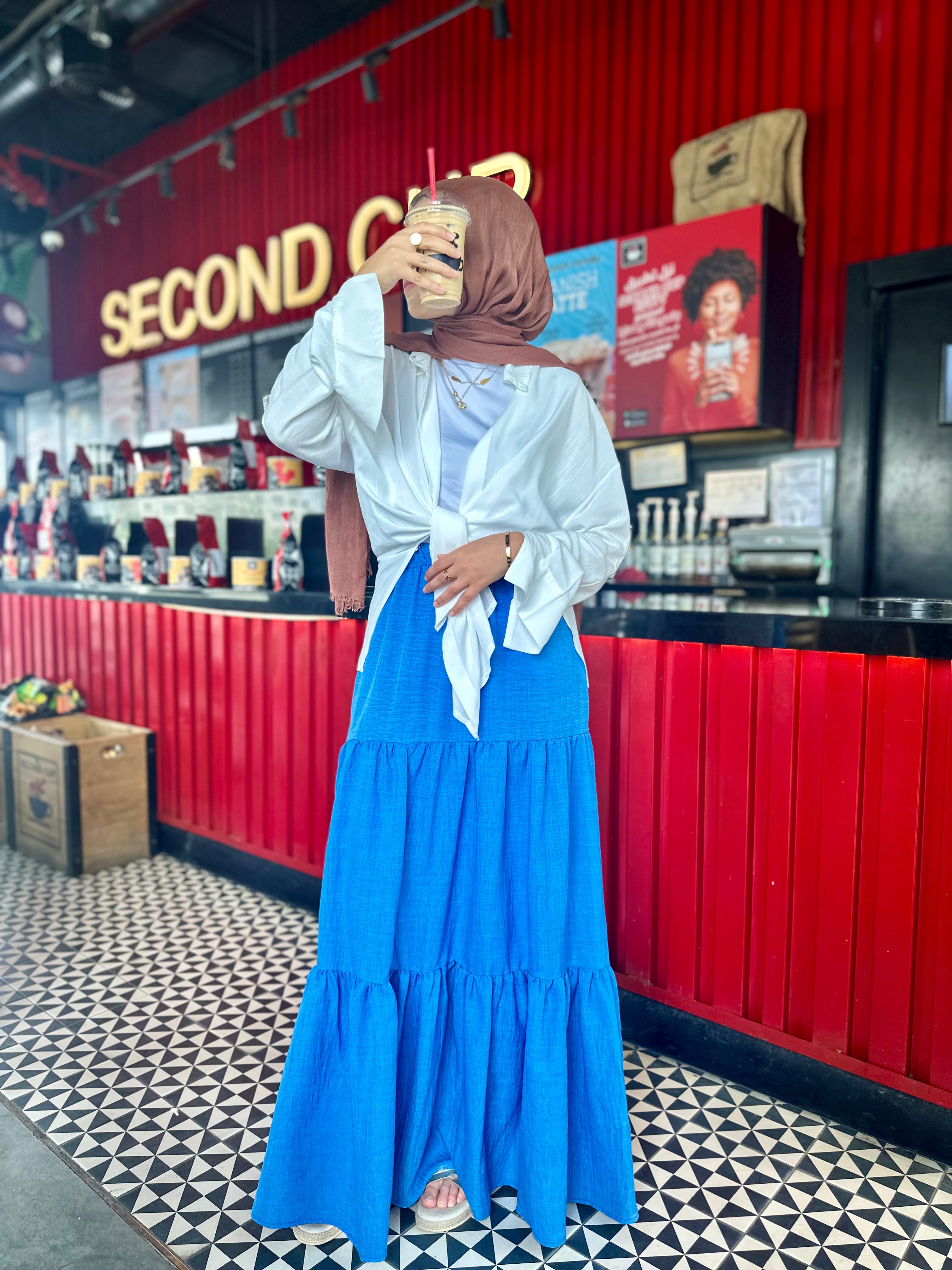 Nabeela Skirt - Blue