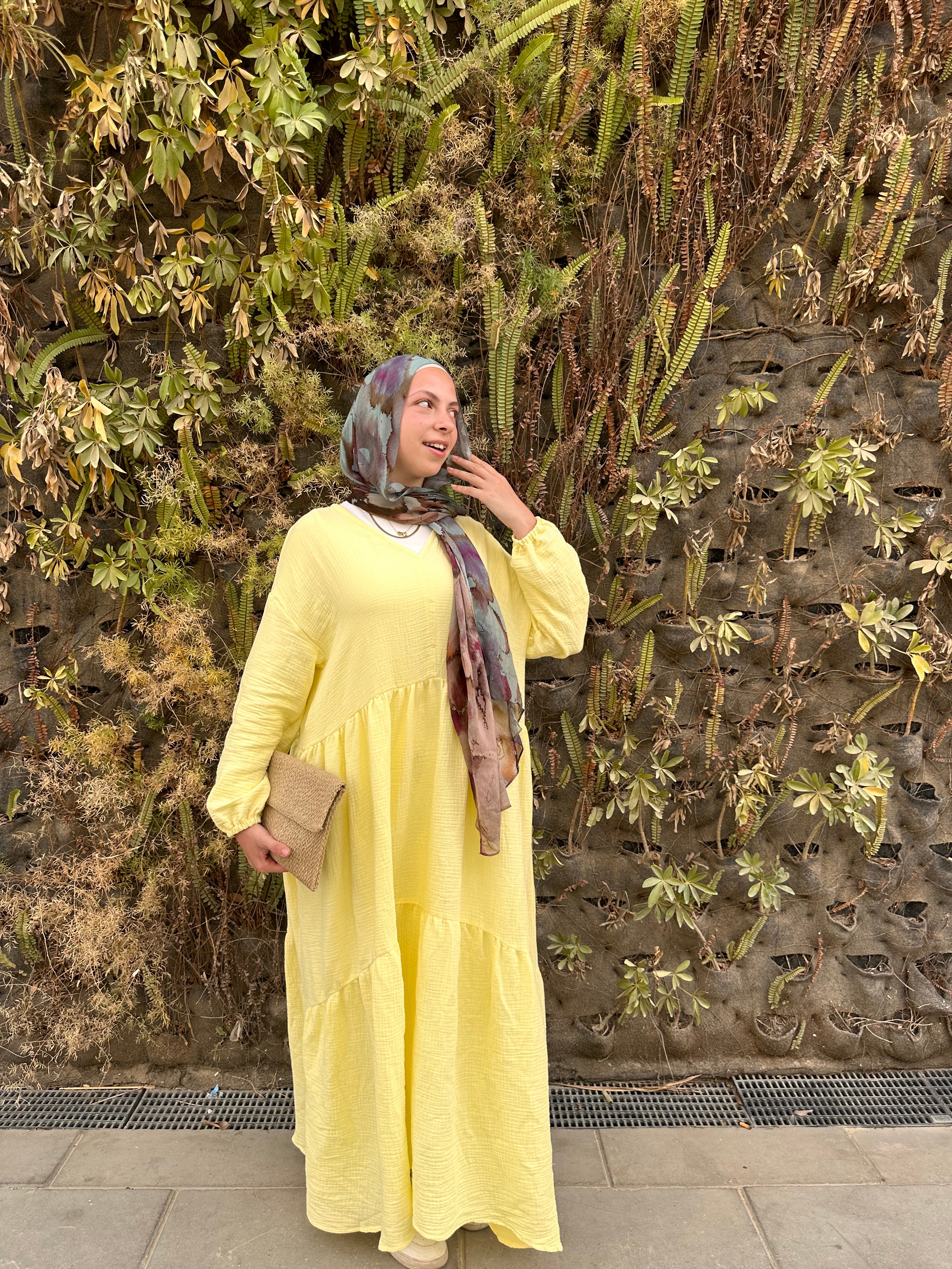Zeyna Dress - Butter Yellow