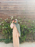 Nature Wrapped Dress -Beige