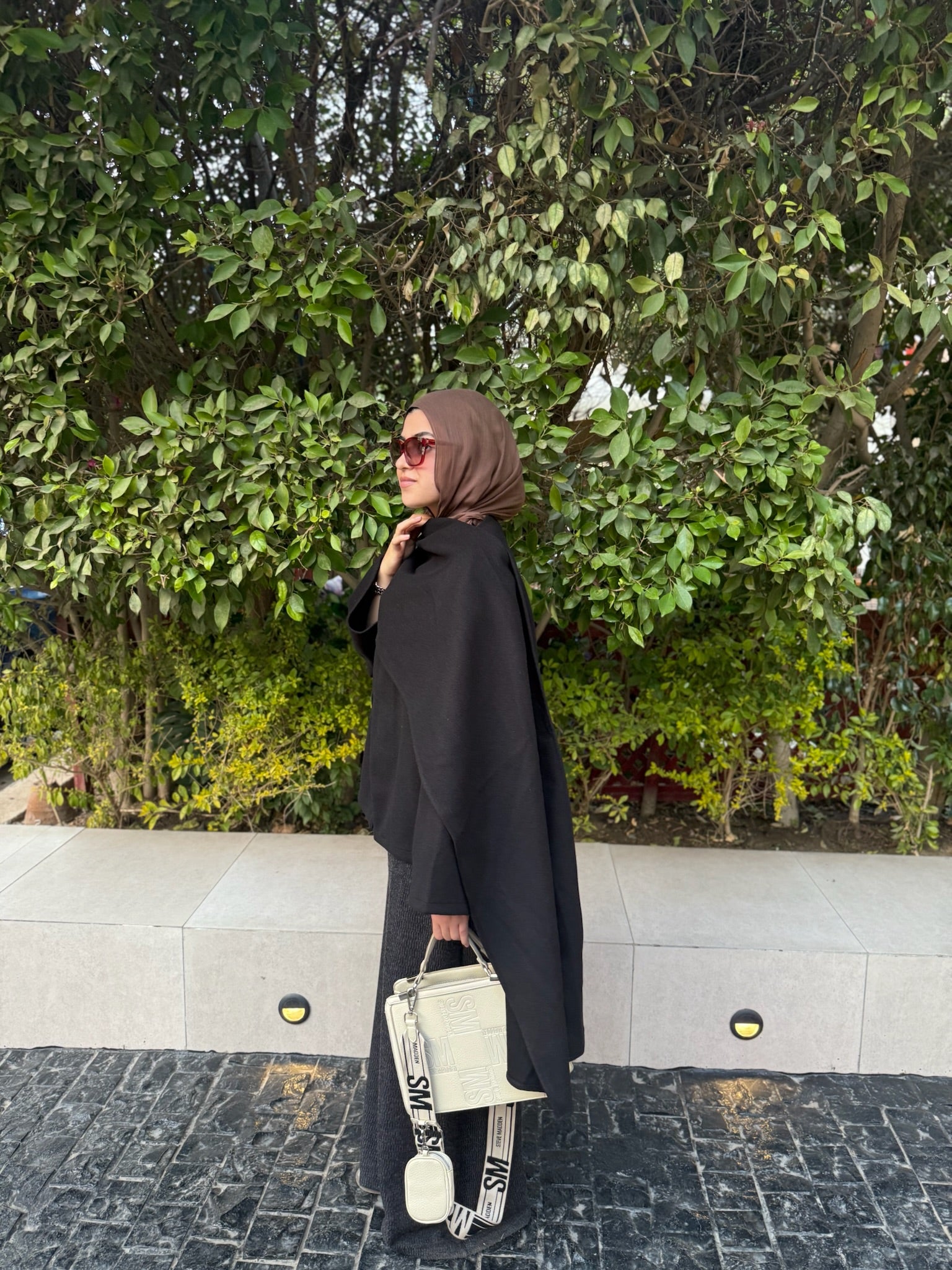 Nabeela Shawl Coat — Black