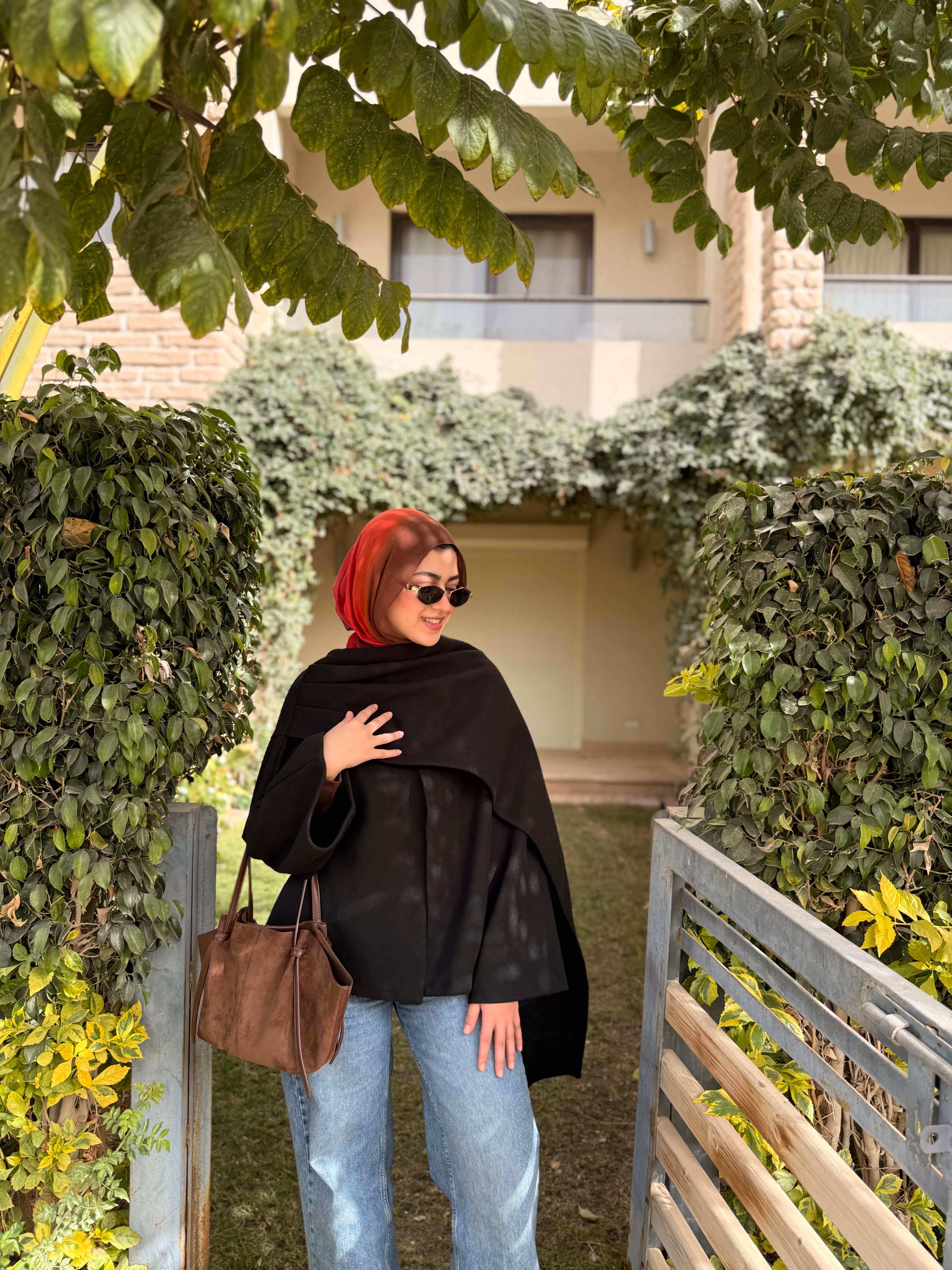 Nabeela Shawl Coat — Black