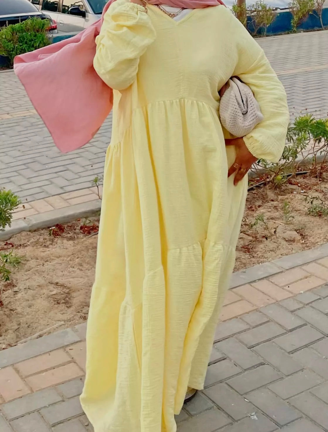 Zeyna Dress - Butter Yellow
