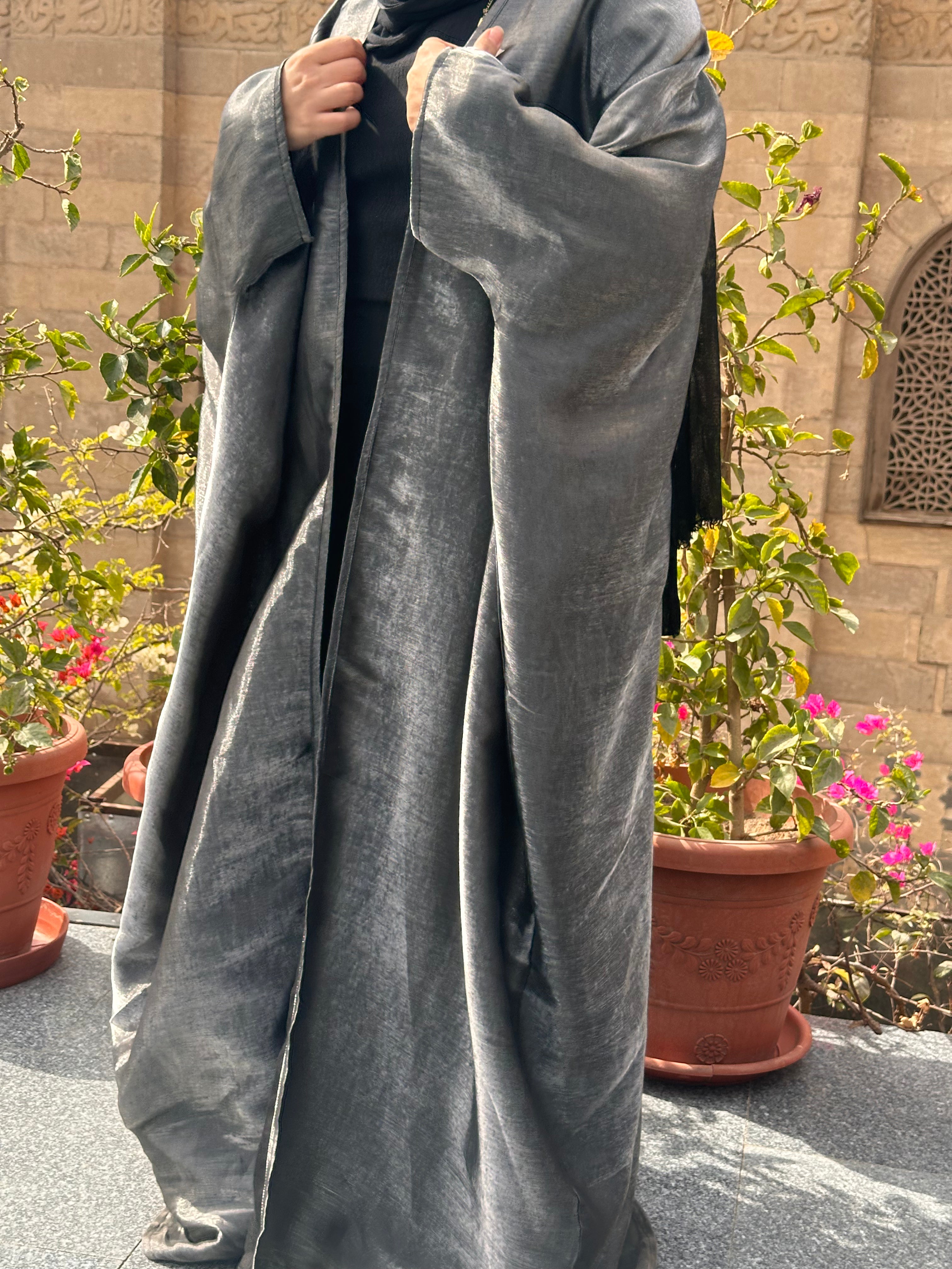 Shimmery Kaftan - Silver