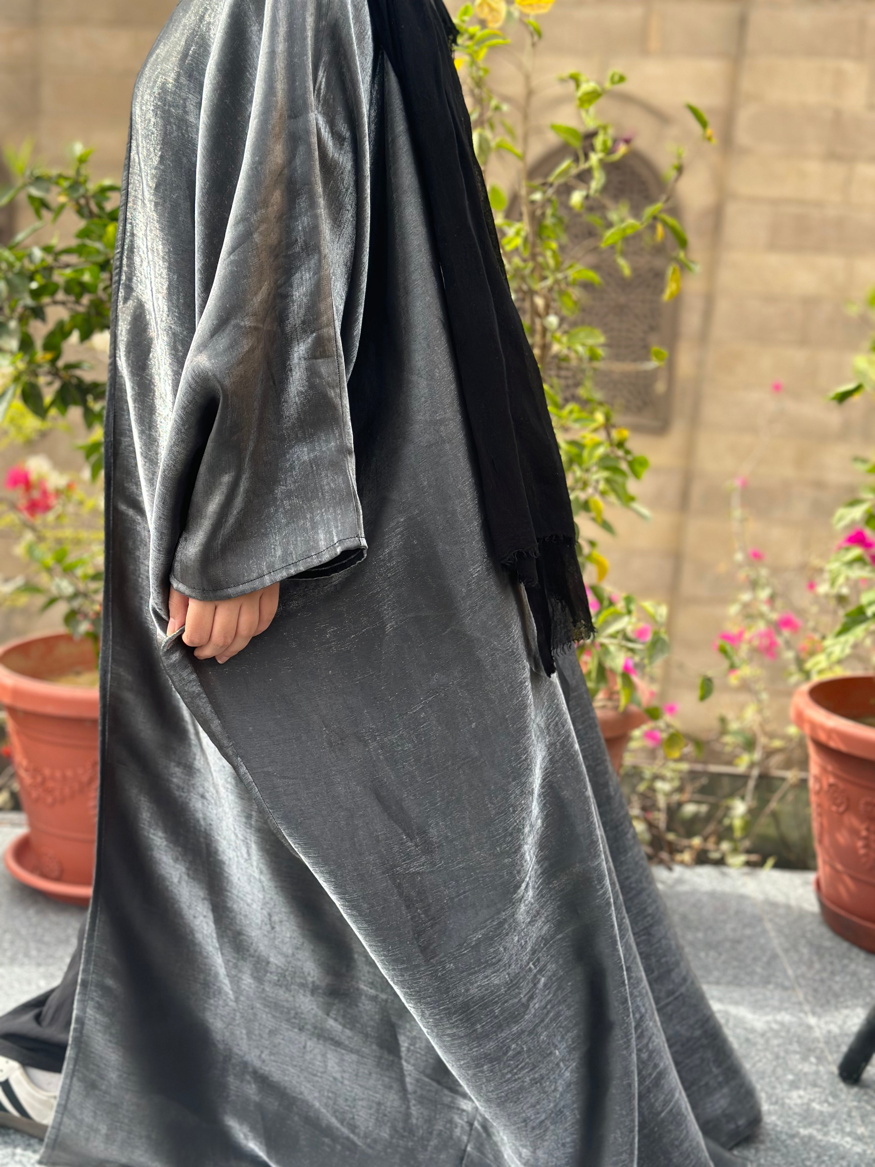 Shimmery Kaftan - Silver