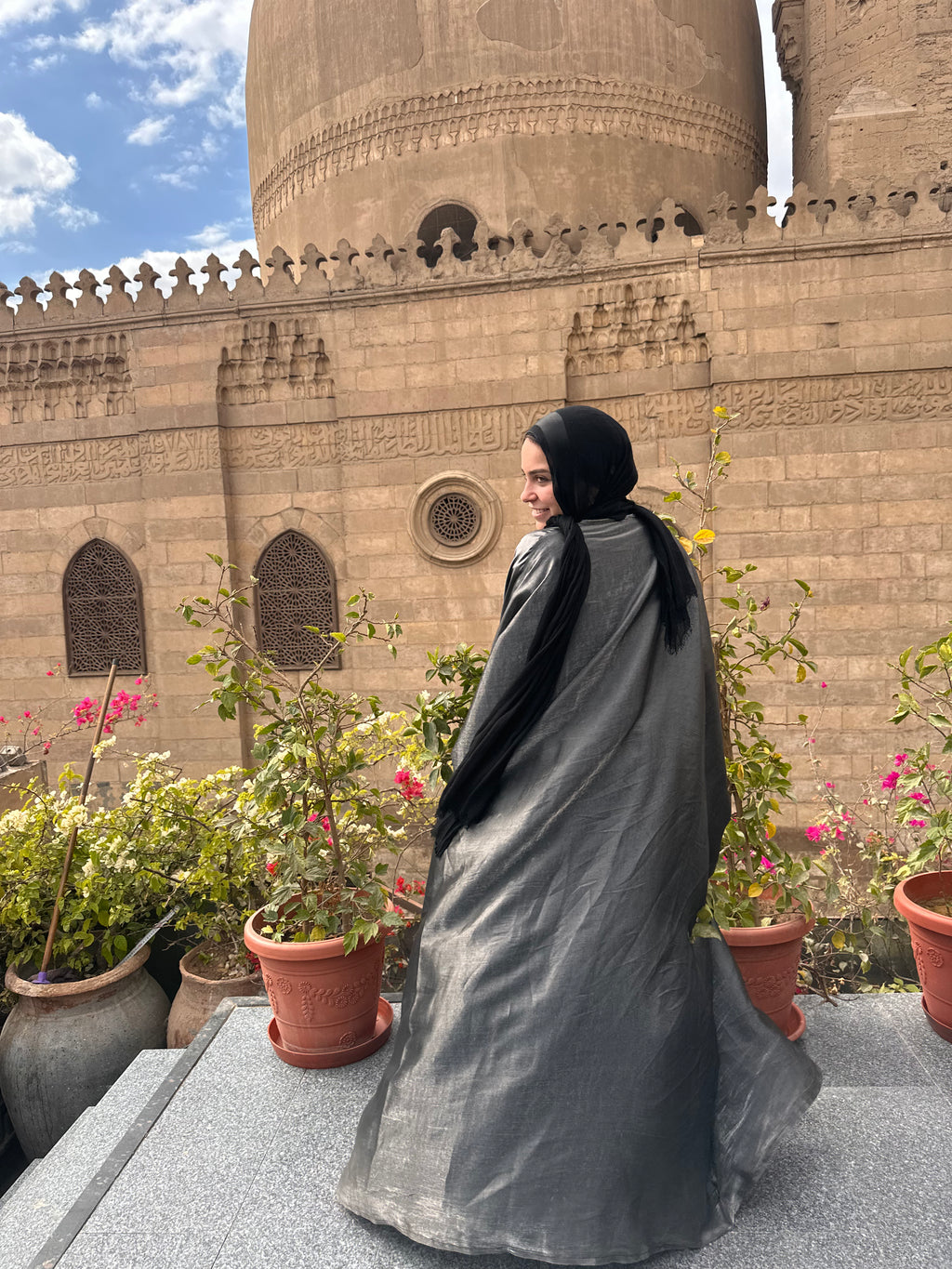 Shimmery Kaftan - Silver