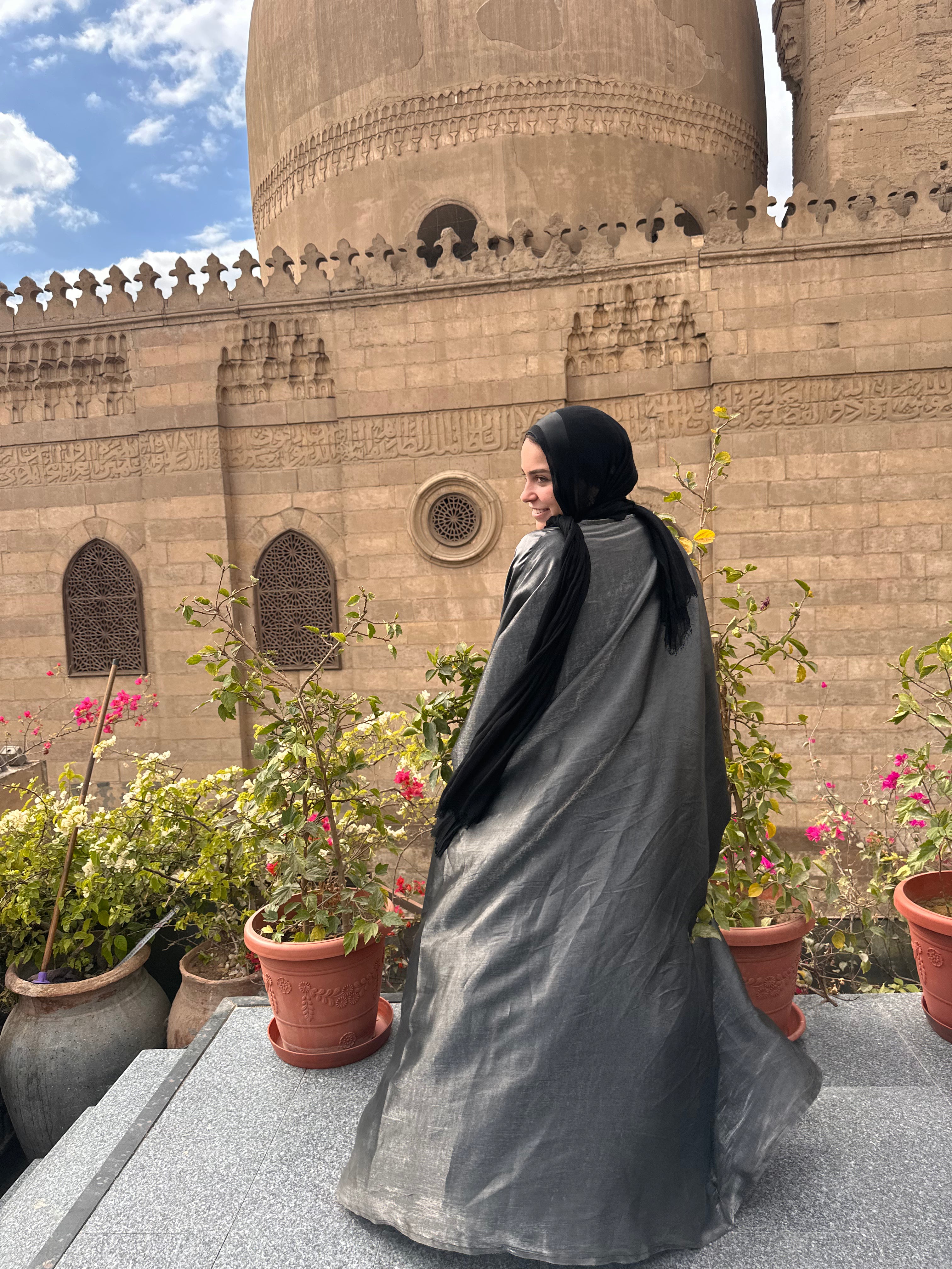 Shimmery Kaftan - Silver