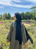 Nature Wrapped Dress - Dark Green