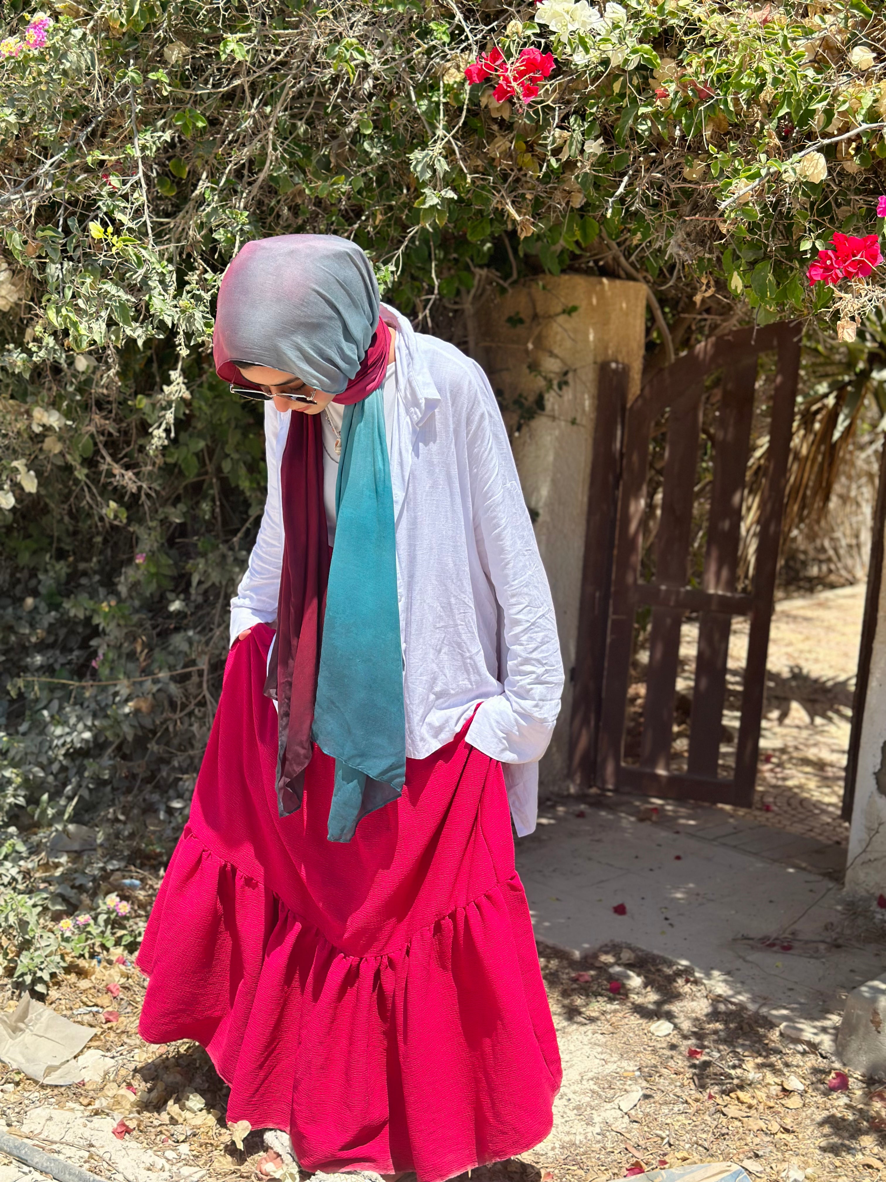 Nabeela Skirt - Hot Pink